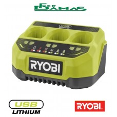 CARICABATTERIE SEQUENZIALE 4 V. RYOBI A 3 PORTE MOD. RC43P 